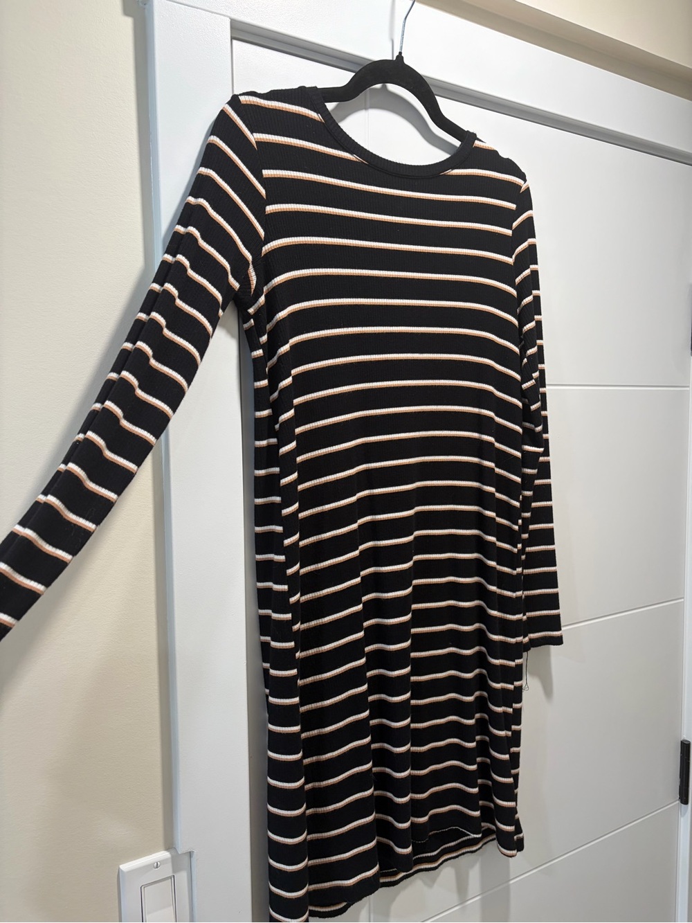Striped Long Sleeve Dress